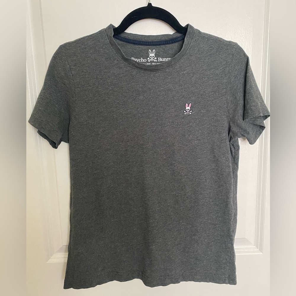 Gray Psycho Bunny Classic Tee